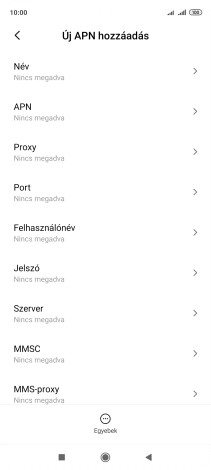 Válaszd a Név lehetőséget.