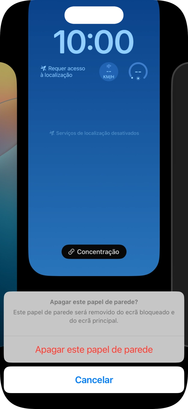 Prima Apagar este papel de parede.