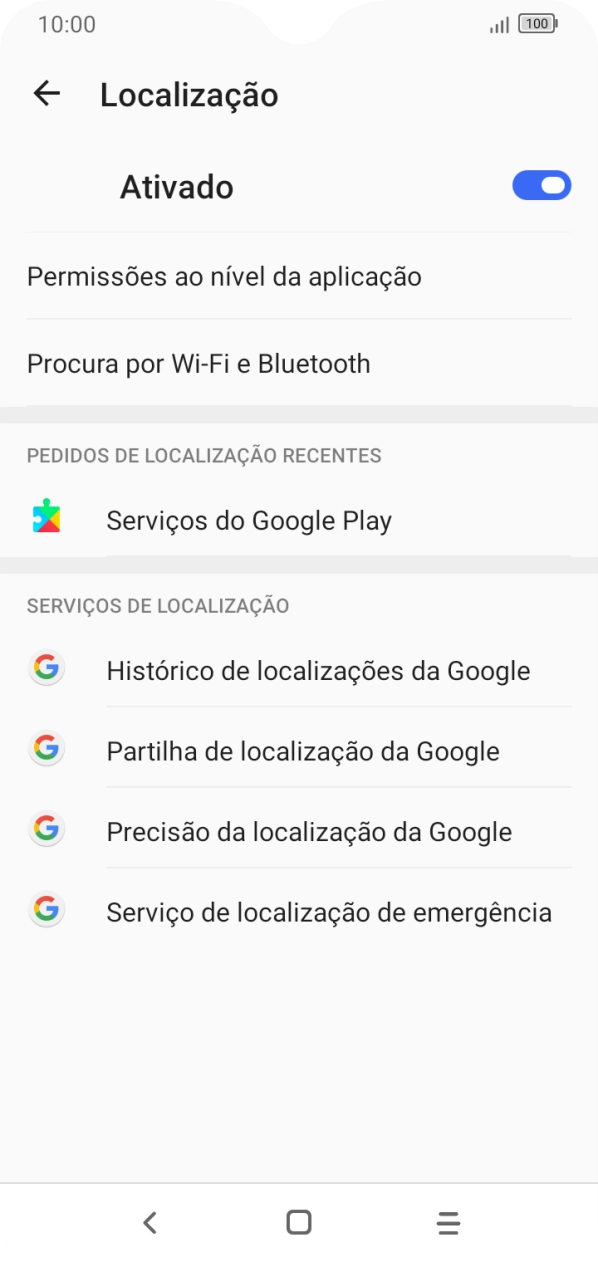 Prima Permissões ao nível da aplicação.