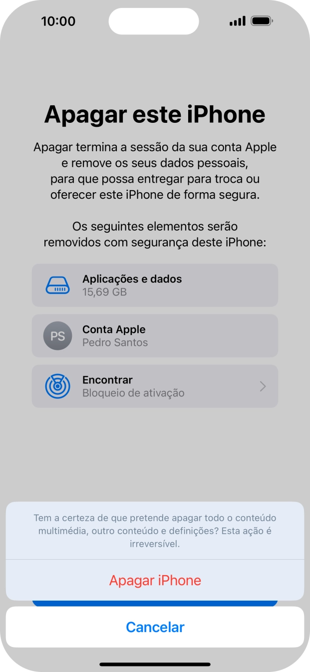 Prima Apagar iPhone.