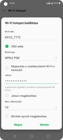 Válaszd a Mentés lehetőséget.