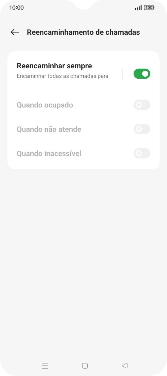 Prima o indicador junto ao tipo de desvio pretendido.
