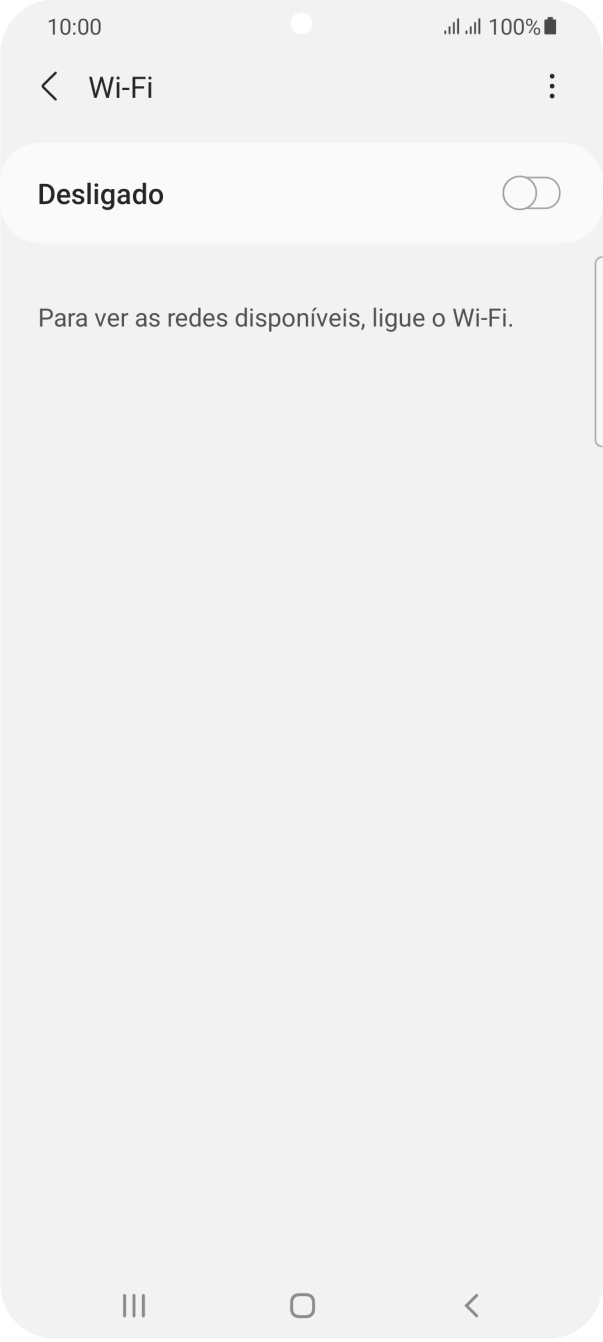 Prima o indicador para ativar a função.