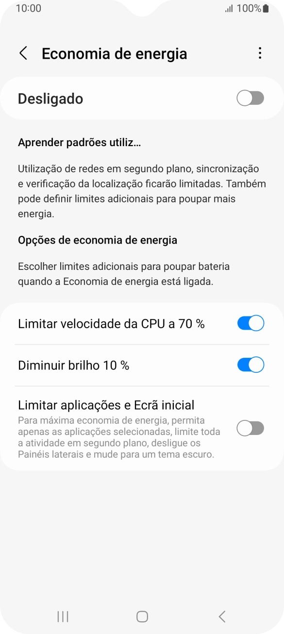 Prima os indicadores  junto das definições pretendidas.