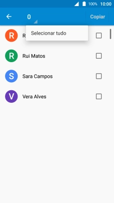Prima Selecionar tudo.