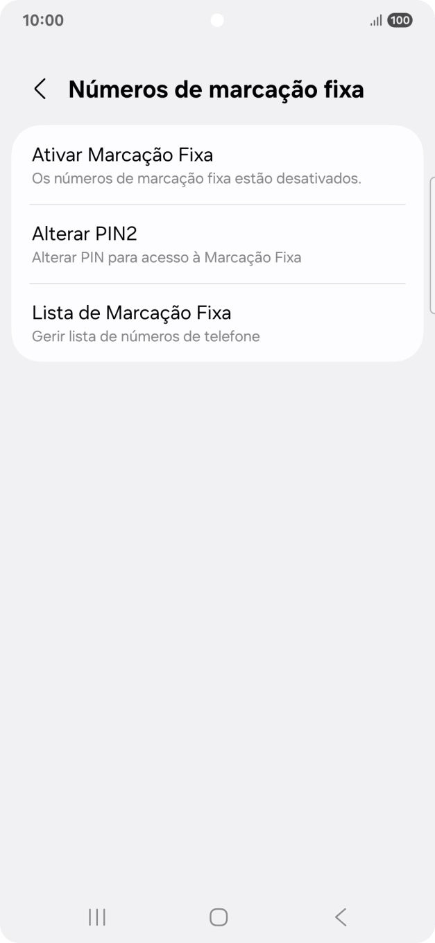 Prima Ativar Marcação Fixa.