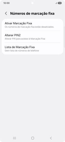 Prima Ativar Marcação Fixa.