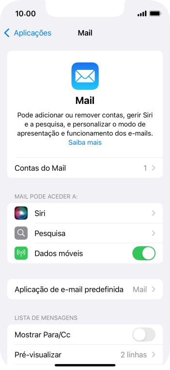 Prima Contas do Mail.