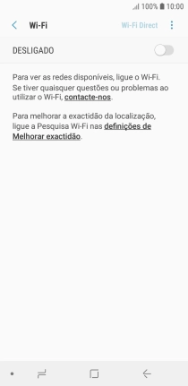 Prima o indicador para ativar a função.
