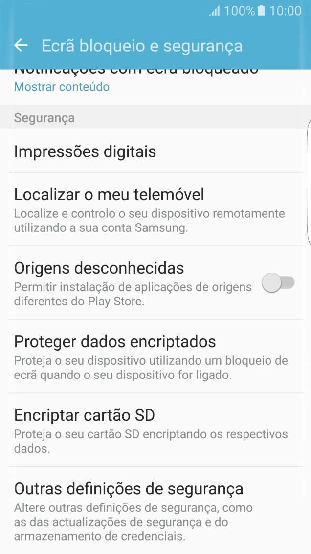 Prima Outras definições de segurança.