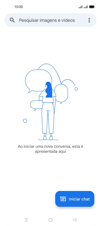 Prima Iniciar chat.