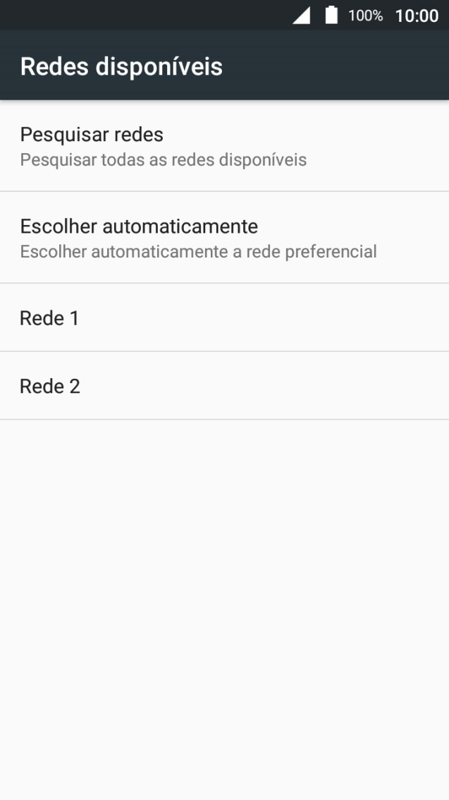 Prima Escolher automaticamente.