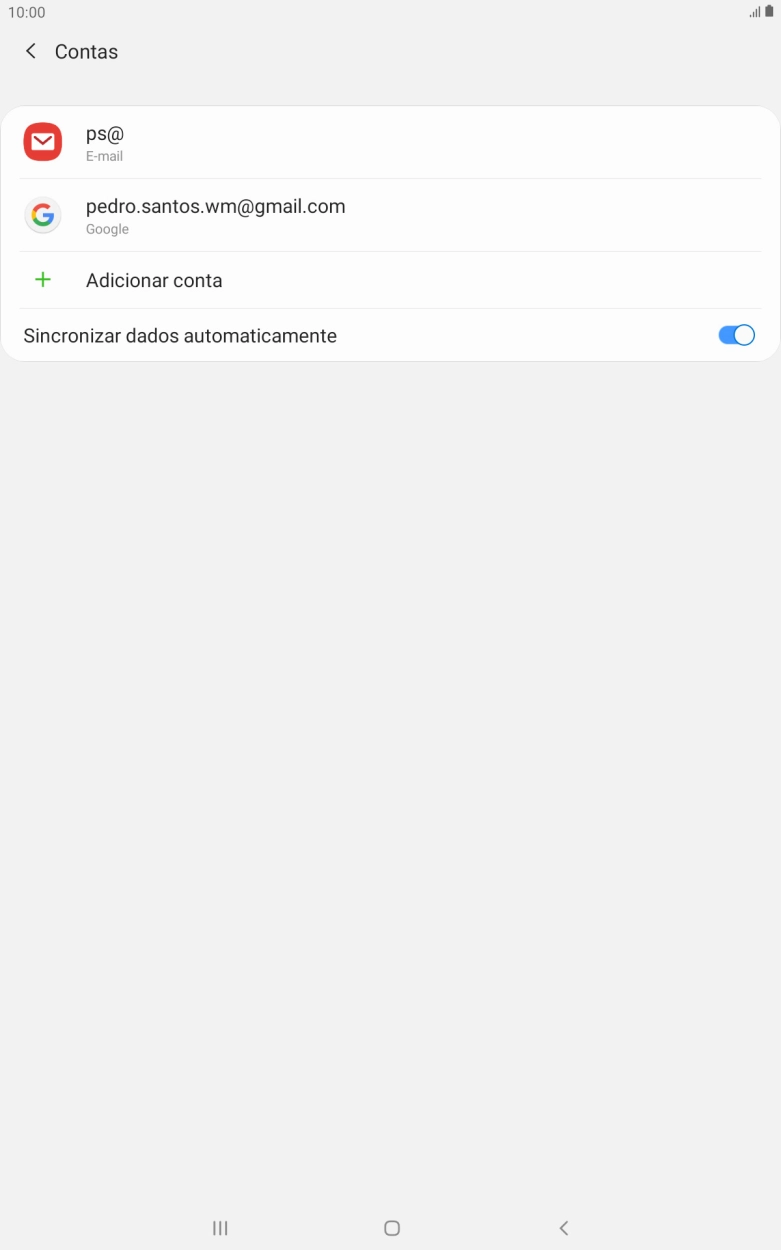 Prima a tecla de início para terminar e voltar ao ecrã inicial.