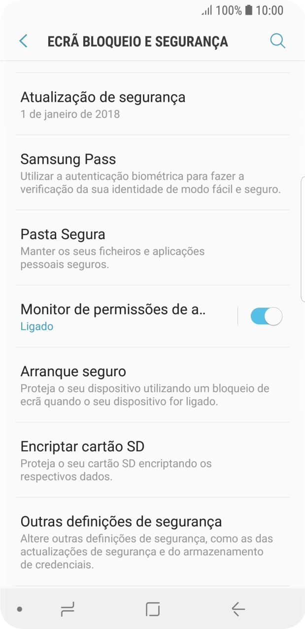Prima Outras definições de segurança.