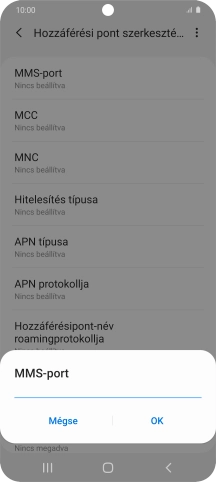 Írd be azt, hogy 8080, és válaszd az OK lehetőséget.