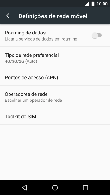 Prima Pontos de acesso (APN).