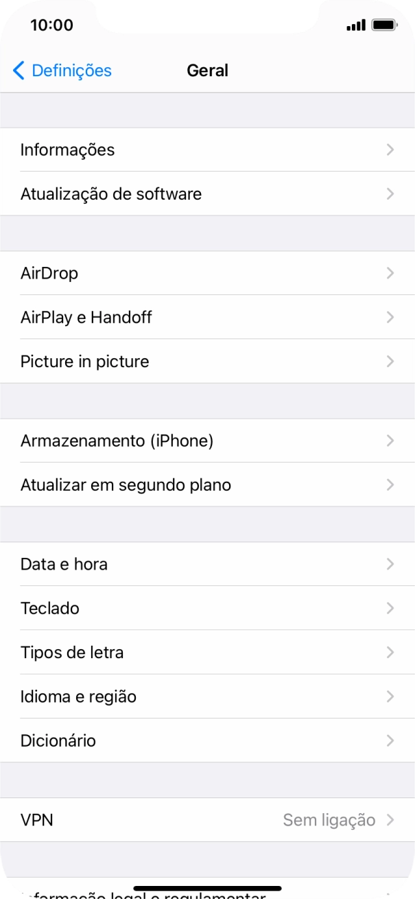 Prima Atualizar em segundo plano.