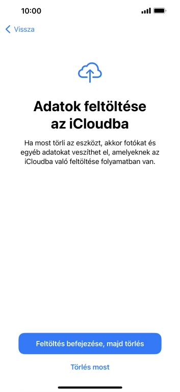 Válaszd ki a kívánt beállítást.