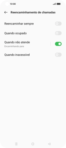 Prima a tecla de início para terminar e voltar ao ecrã inicial.