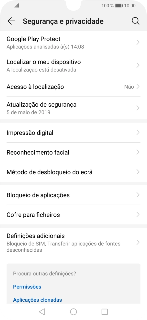 Prima Definições adicionais.