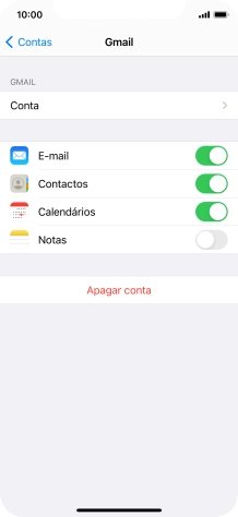 Para voltar ao ecrã inicial, deslize o dedo de baixo para cima a partir da base do ecrã.