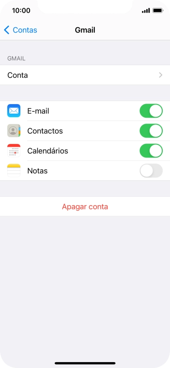 Para voltar ao ecrã inicial, deslize o dedo de baixo para cima a partir da base do ecrã.