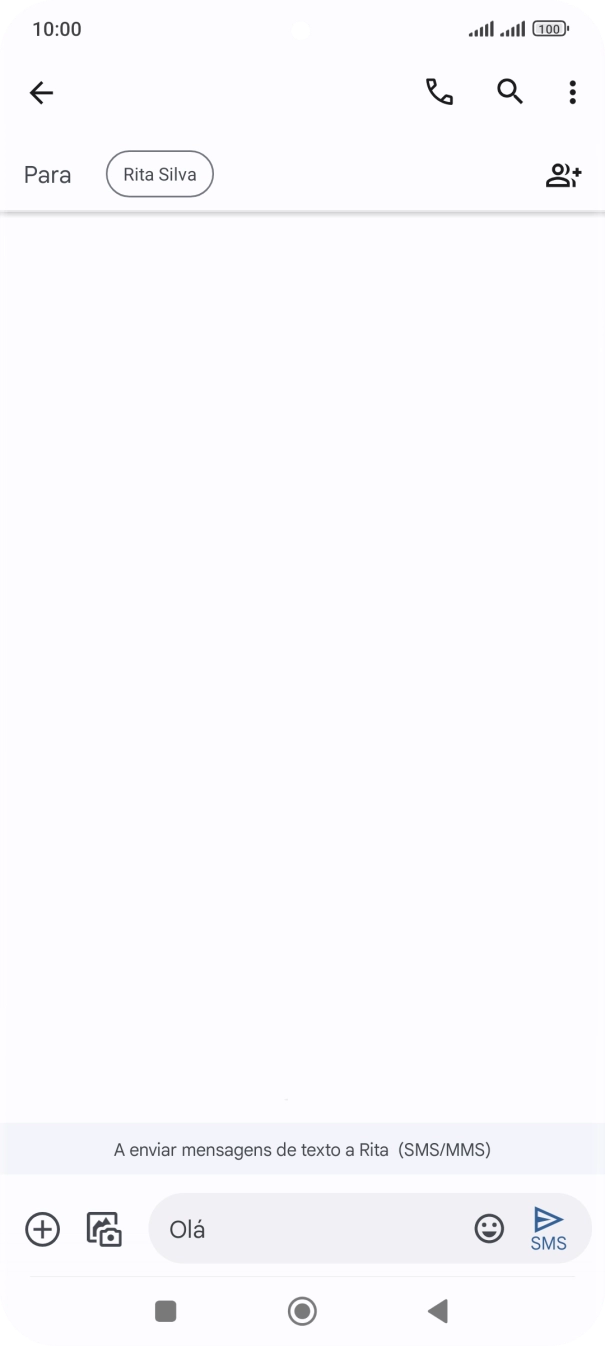 Prima o ícone de câmara.