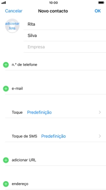 Prima n.º de telefone.