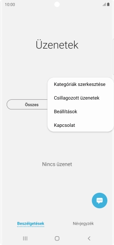 Válaszd a Beállítások lehetőséget.