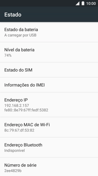 Prima Informações do IMEI.