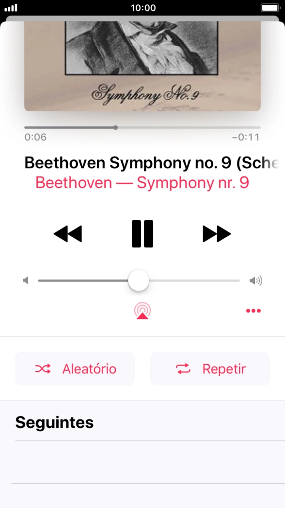 Prima Aleatório para ativar ou desativar a função.