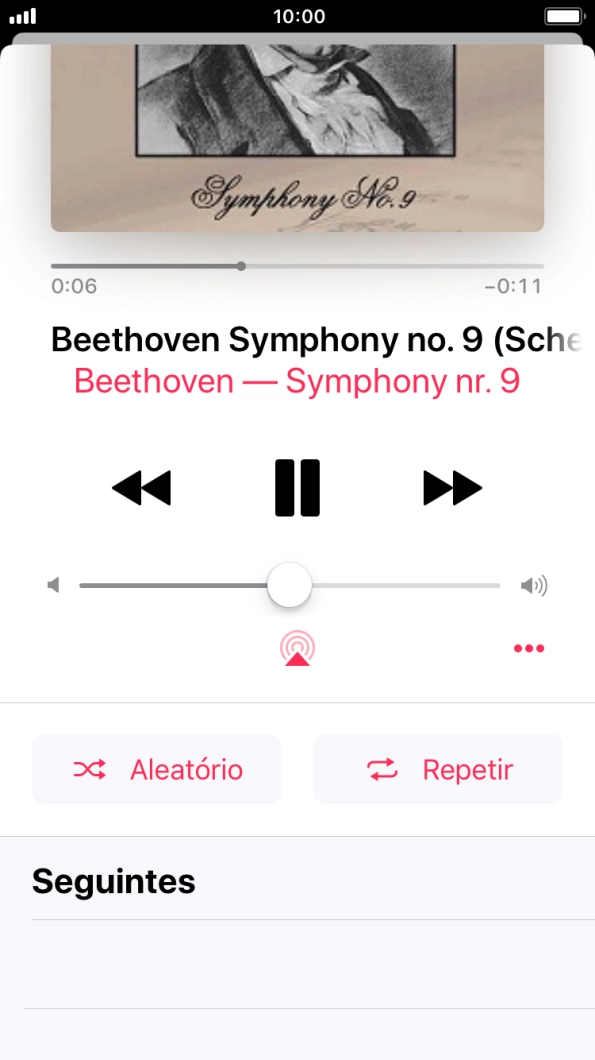 Prima Aleatório para ativar ou desativar a função.