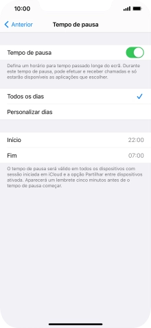 Prima a seta para a esquerda.