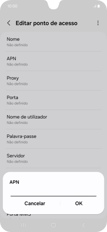 Introduza net2.vodafone.pt e prima OK.