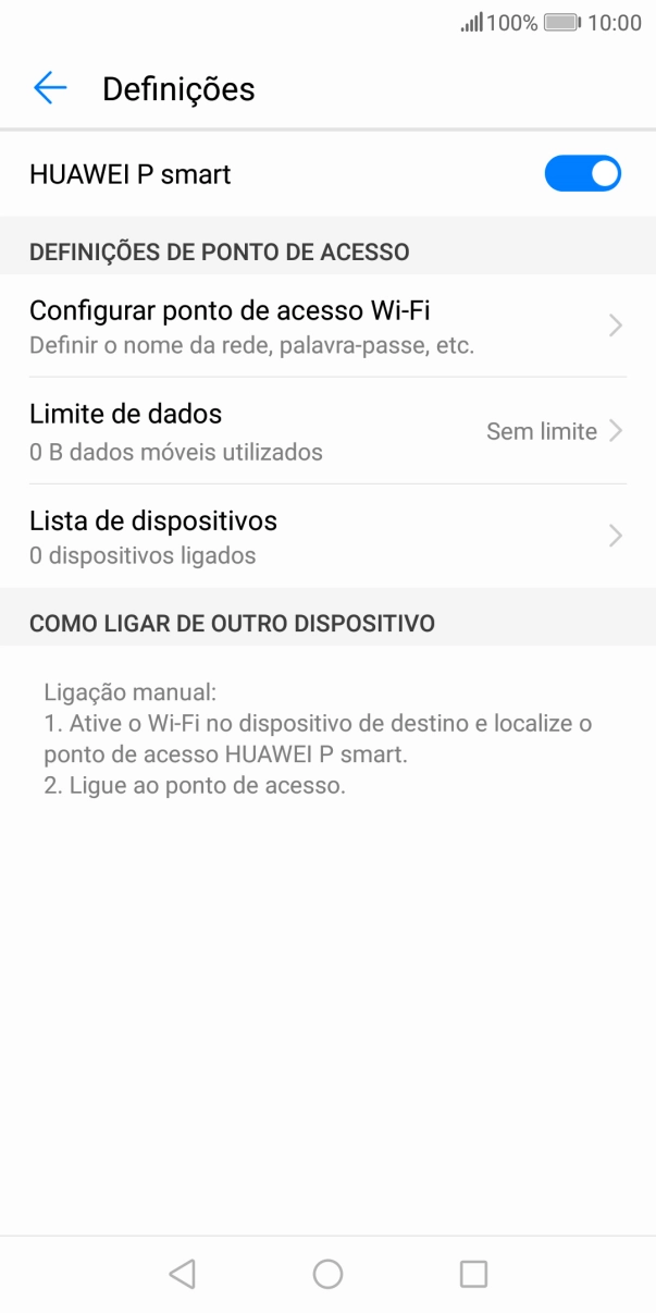 Prima a tecla de início para terminar e voltar ao ecrã inicial.