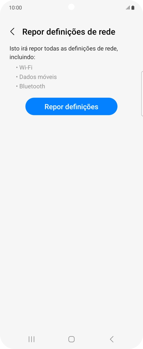 Prima Repor definições.