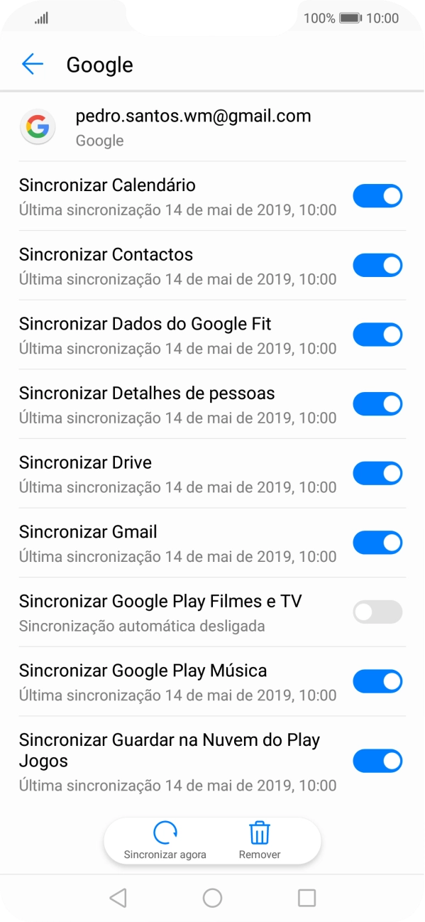Prima a tecla de início para terminar e voltar ao ecrã inicial.