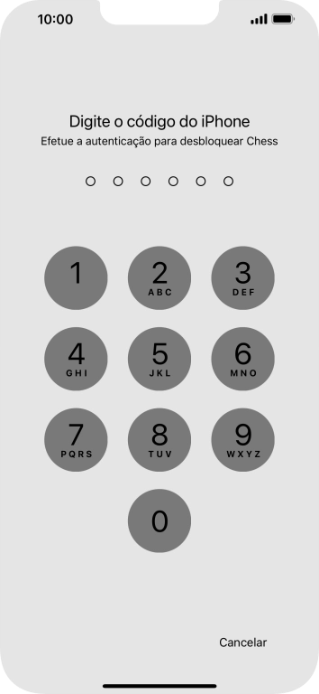 Utilize o código de bloqueio de telefone que criou. A app já não está bloqueada.