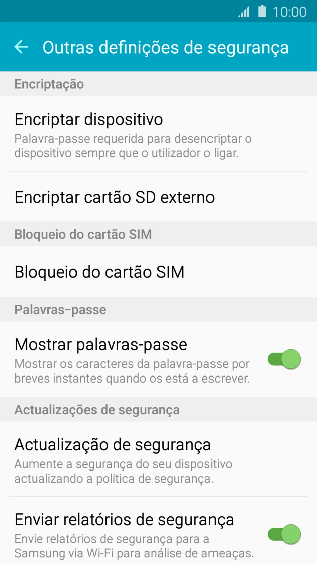 Prima Bloqueio do cartão SIM.