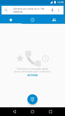 Prima o ícone de teclado.