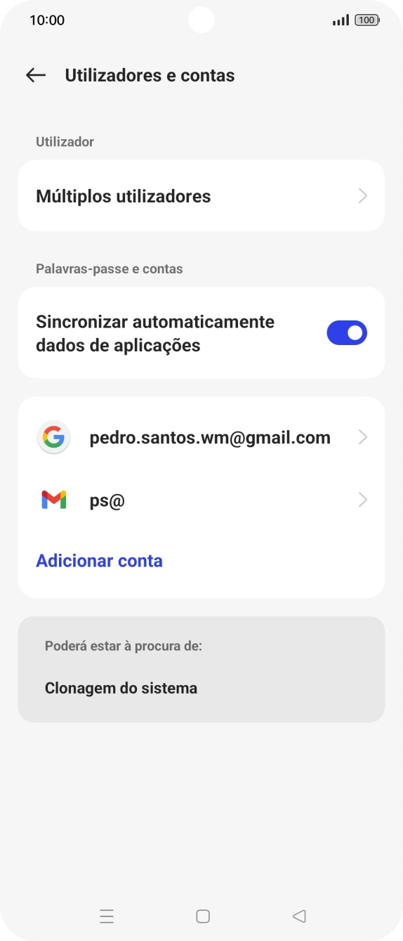 Prima a tecla de início para terminar e voltar ao ecrã inicial.