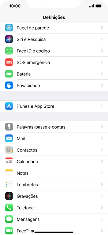 Prima Palavras-passe e contas.
