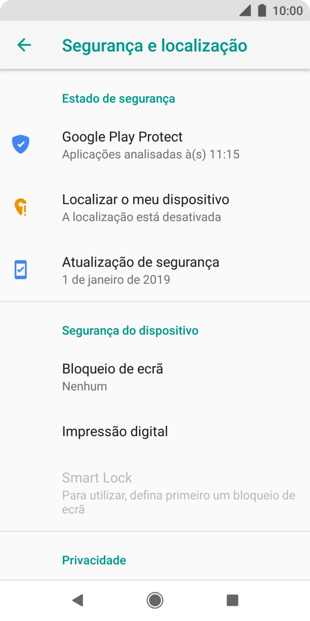 Prima a tecla de início para terminar e voltar ao ecrã inicial.