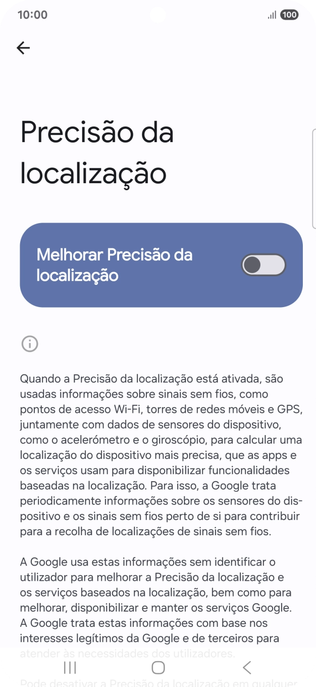 Se premir o indicador junto a 