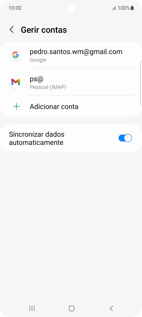 Prima a tecla de início para terminar e voltar ao ecrã inicial.