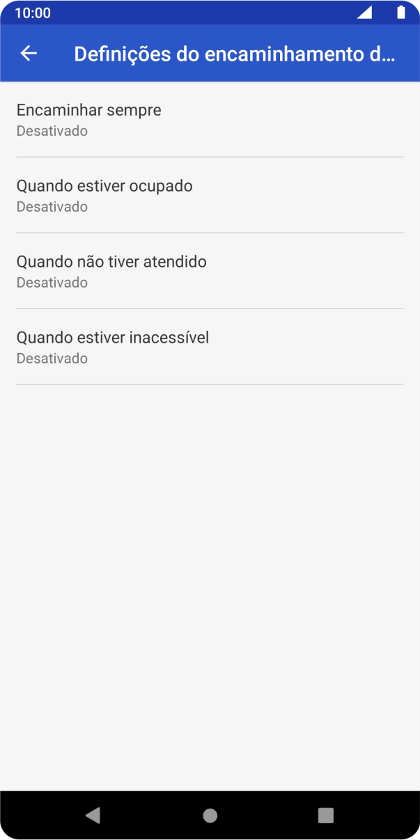 Prima a tecla de início para terminar e voltar ao ecrã inicial.