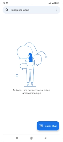 Prima Iniciar chat.