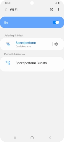 A befejezéshez, és ahhoz, hogy visszatérhess a főképernyőhöz, nyomd meg a főgombot.