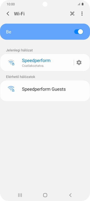 A befejezéshez, és ahhoz, hogy visszatérhess a főképernyőhöz, nyomd meg a főgombot.