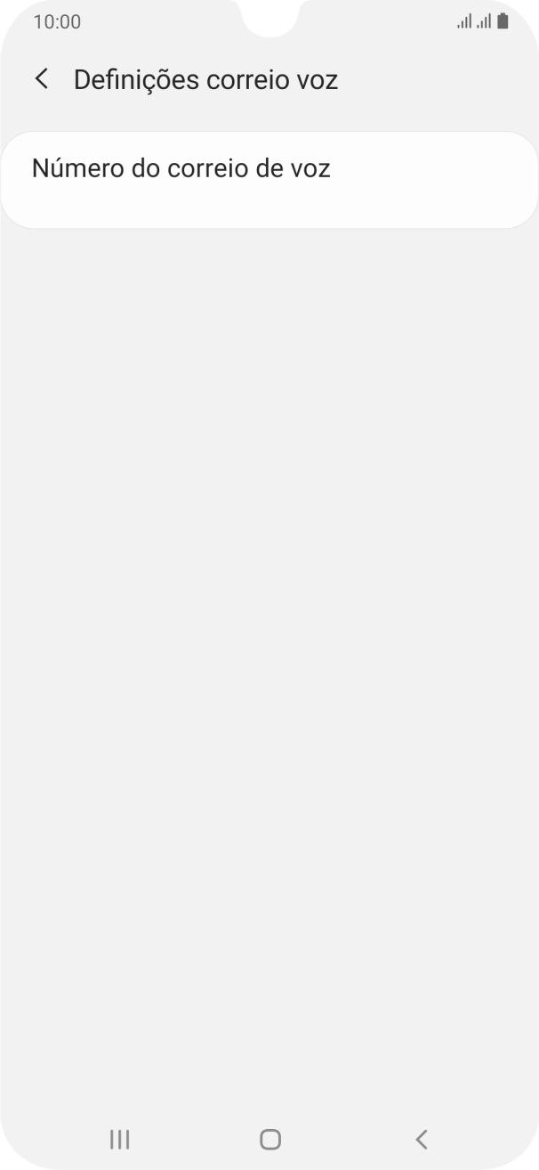 Prima Número do correio de voz.